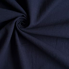 Pamučna tkanina s lanom dark blue