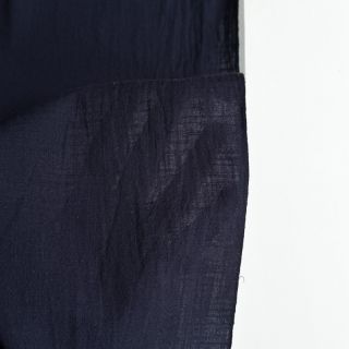 Pamučna tkanina s lanom dark blue