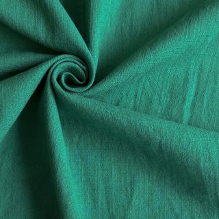 Pamučna tkanina s lanom apple green