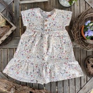 Tetra Tkanina/Muslin Lovely meadow white