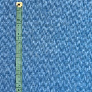 Lan pamuk Fishbone cobalt