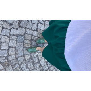 Pamučna tkanina popelin dark emerald