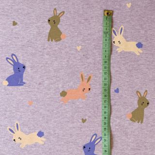 Pleteni materijal Bunnies purple melange