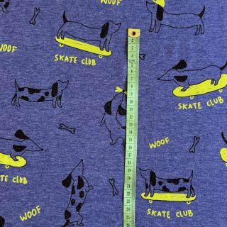 Pleteni materijal Skate club cobalt melange