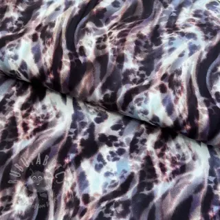 Viskoza ECOVERO Animal skin jeans digital print