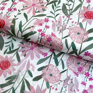 Pamuk Meadow white digital print