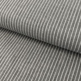 Dvostruka gaza/muslin YARN DYED Stripes grey