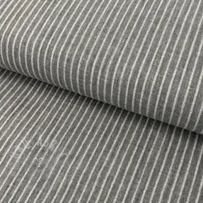 Tetra Tkanina/Muslin YARN DYED Stripes grey