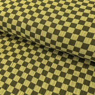 Dvostruka gaza/muslin DOUBLE SIDED Full check green