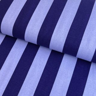Pamučna tkanina FLANNEL Stripes cobalt