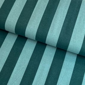 Pamučna tkanina FLANNEL Stripes petrol