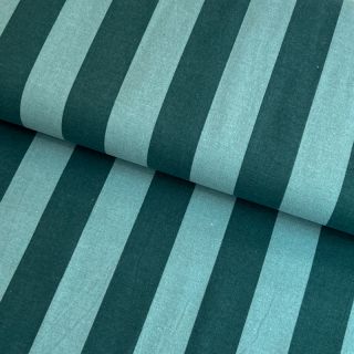 Pamučna tkanina FLANNEL Stripes petrol