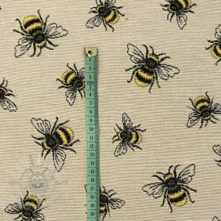 Dekorativna tkanina GOBELIN PREMIUM Bumble Bee Family