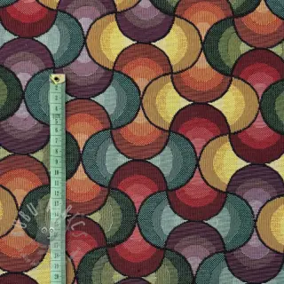Dekorativna tkanina GOBELIN PREMIUM Graphic Wave Scale