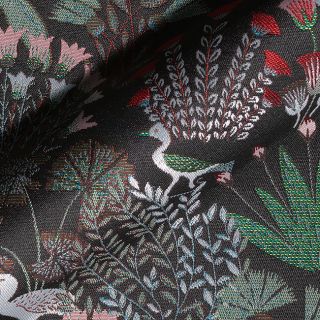 Dekorativna tkanina jacquard Botanic Paradise Bird