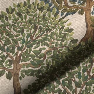 Dekorativna tkanina Linenlook premium Trees Art Craft digital print