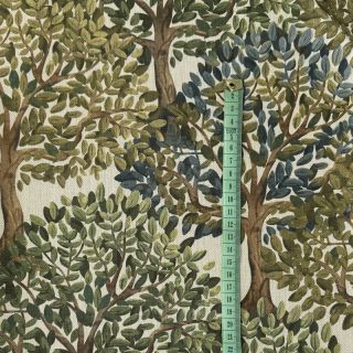 Dekorativna tkanina Linenlook premium Trees Art Craft digital print