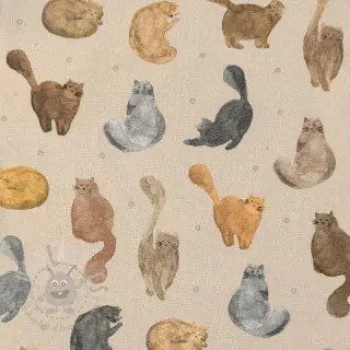 Dekorativna tkanina Cat Furry Friend digital print