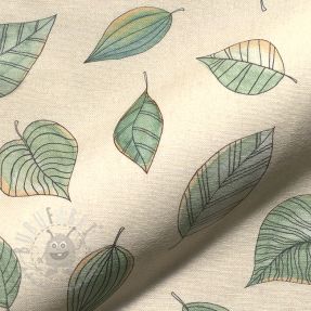 Dekorativna tkanina Handpainted Leaf Art digital print