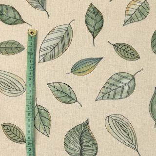 Dekorativna tkanina Handpainted Leaf Art digital print