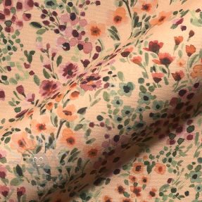 Dekorativna tkanina Painted Lovely Flower digital print