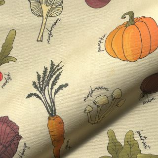 Dekorativna tkanina Veggie Harvest Garden digital print