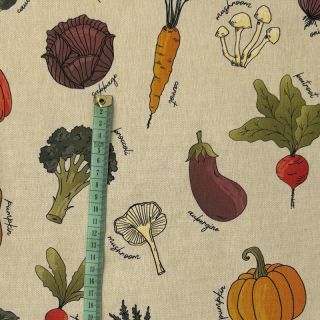 Dekorativna tkanina Veggie Harvest Garden digital print