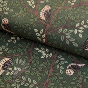 Dekorativna tkanina premium Forest Wood Owl