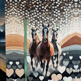 Triko Desert Horses PANEL digital print