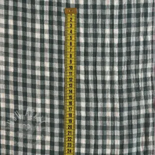 Tetra Tkanina/Muslin Double sided CHECKS MINI cyan