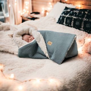 Pamučni vafel dark green