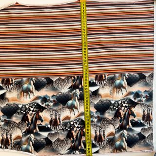 Tkanina jersey Desert Horses PANEL SET digital print