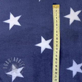 Wellness Fleece Stars blue light blue