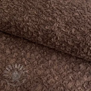 Umjetno krzno Curly mocha