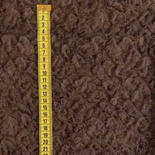 Umjetno krzno Curly mocha