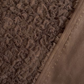Umjetno krzno Curly mocha