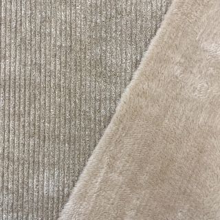 Rebrasti pliš FROSTY natural