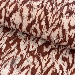 Prošivena tkanina Blurry Ikat brown