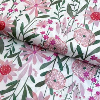 Pamuk Meadow white digital print 2nd class