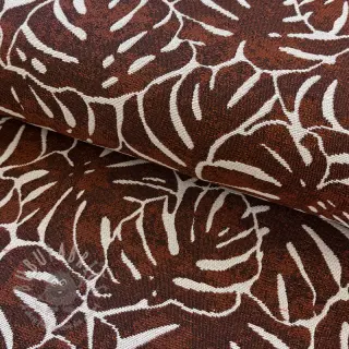 Dekorativna tkanina jacquard Anthéa terracotta