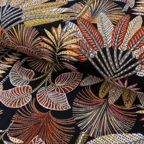 Dekorativna tkanina jacquard Mayorque noir
