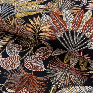 Dekorativna tkanina jacquard Mayorque noir
