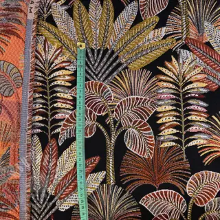 Dekorativna tkanina jacquard Mayorque noir