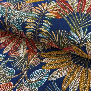 Dekorativna tkanina jacquard Mayorque bleu