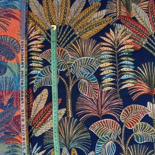 Dekorativna tkanina jacquard Mayorque bleu