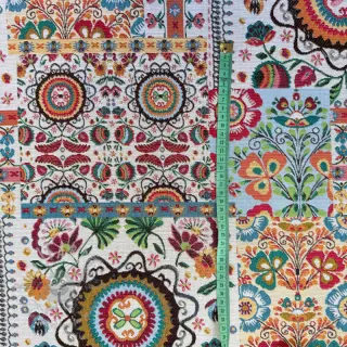 Decoration fabric jacquard Ethnic multico