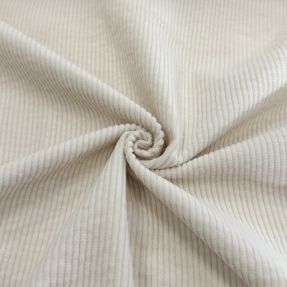 Rebrasti pamuk 6W WASHED STRETCH off white