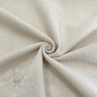 Baršun 6W WASHED STRETCH off white