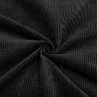 Rebrasti pamuk 6W WASHED STRETCH black