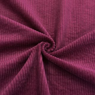 Rebrasti pamuk 6W WASHED STRETCH berry
